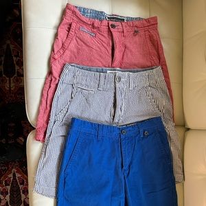Lot Men’s Shorts, 1 Seersucker American Eagle, 2 pairs Modern Amusement. Sz 28